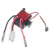 60A 2S Brushed ESC Compatible with 1/10 Tamiya Traxxas Redcat HSP HPI Waterproof RC Car Electronic Speed Controller 540 550 775 Motor(60A-2S) view 1