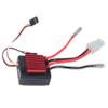 60A 2S Brushed ESC Compatible with 1/10 Tamiya Traxxas Redcat HSP HPI Waterproof RC Car Electronic Speed Controller 540 550 775 Motor(60A-2S) view 2