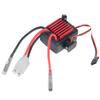 60A 2S Brushed ESC Compatible with 1/10 Tamiya Traxxas Redcat HSP HPI Waterproof RC Car Electronic Speed Controller 540 550 775 Motor(60A-2S) view 3