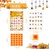 JUESMOS Fall Bingo Game 24 Players Autumn Bingo Cards Fall Thanksgiving Party Games for Adults Family Activity Autumn Bingo Harvest Game Party Favors Classroom School Supplies view 3