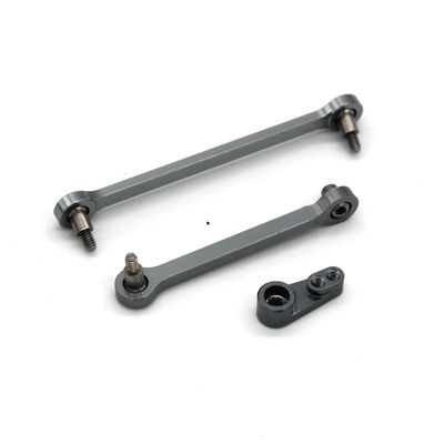 284131 284010 284161 k989 k969 1/28 Remote Control car Accessories Steering Rod for WLtoys(Light Grey)