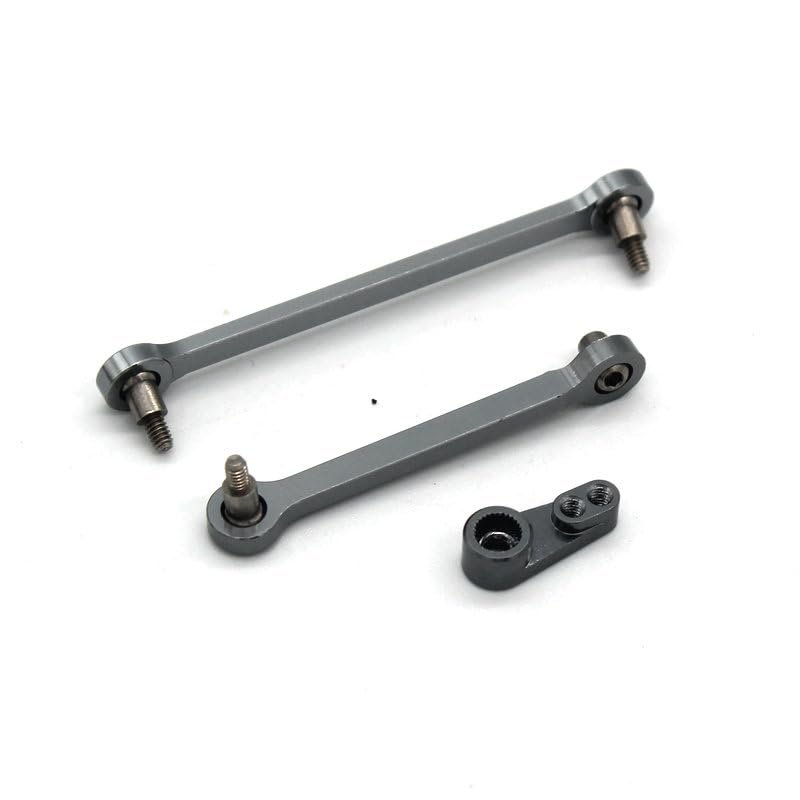 284131 284010 284161 k989 k969 1/28 Remote Control car Accessories Steering Rod for WLtoys(Light Grey)