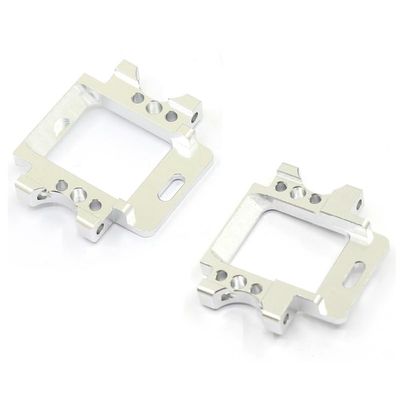 Aluminum Front & Rear Gear Box Arm Mount 102060 102061 for HSP 94111 94188 94102 1/10 for Monster Truck(Silver)
