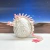 3D Printed Dragon with Dragon Egg, Articulated Fidget Toy Dragon, 12" Cherry Blossom Dragon, Executive Desk Toy D017-PNK-WE view 1