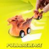 JOYIN 13 in 1 Dinosaur Toys with Big Dinosaur Toys, Dinosaur Truck with 12 Pull Back Cars, 6 Piece Large Soft Dinosaur Figures with an Educational Book view 4
