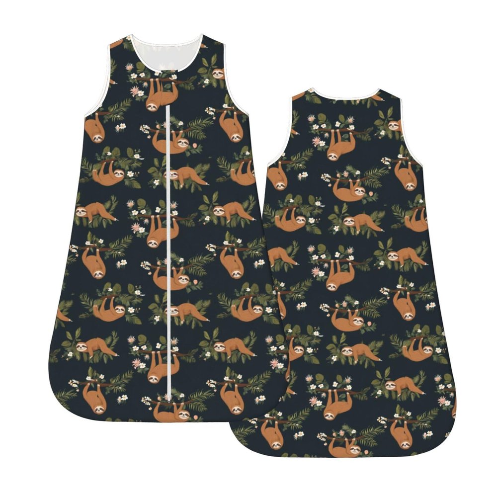Muishi Funny Hanging Sloth Baby Wearable Blanket Infant Boys Girls Sleeping bags For Newborn Unisex Baby Stuff Sleep Sack Suit L(18-24month)
