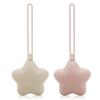 2pcs Star Pacifier Holder Case, Silicone Portable Pacifier Case Pacifier Container Case for Newborn Baby Boys Girls (Skin Color, Pink) view 1