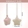 2pcs Star Pacifier Holder Case, Silicone Portable Pacifier Case Pacifier Container Case for Newborn Baby Boys Girls (Skin Color, Pink) view 2