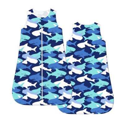 Muishi Shark Fish Baby Wearable Blanket Infant Boys Girls Sleeping bags For Newborn Unisex Baby Stuff Sleep Sack Suit L(12-18month)