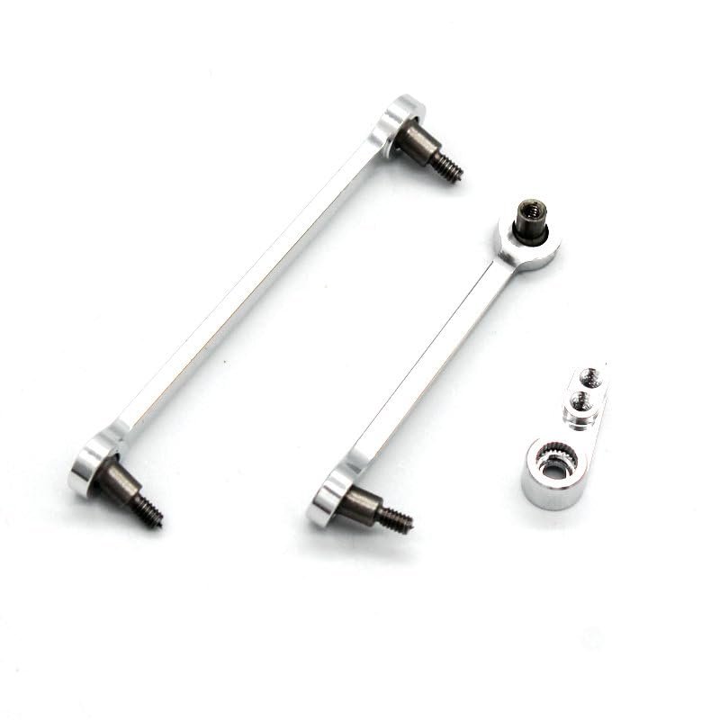 284131 284010 284161 k989 k969 1/28 Remote Control car Accessories Steering Rod for WLtoys(Silver)