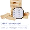 SpeedArmis Giant Tumble Tower, 56 PCS Wooden Stacking Game (Stack to 4.2FT) - Pine Stack Timber Board Play with Carrying Bag - Classic Indoor/Outdoor Games for Adults Family view 3