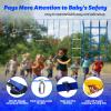 Dollate Ninja Warrior Obstacle Course for Kids - 65FT, Outdoor Obstacle Course 14 Accessories, Swings, Monkey Bars, Arm Trainers - Suitable for Boys and Girls 3+ - 440 lbs Capacity view 2