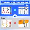 Dollate Ninja Warrior Obstacle Course for Kids - 65FT, Outdoor Obstacle Course 14 Accessories, Swings, Monkey Bars, Arm Trainers - Suitable for Boys and Girls 3+ - 440 lbs Capacity view 3