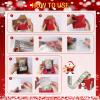 GYGOT Christmas Money Box Pull, DIY Surprise Money Gift Boxes with 100 Transparent Bags, Santa Pull Box for Kids & Adults view 3