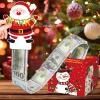 GYGOT Christmas Money Box Pull, DIY Surprise Money Gift Boxes with 100 Transparent Bags, Santa Pull Box for Kids & Adults view 4