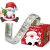 GYGOT Christmas Money Pull Box with 100Pcs Transparent Bags - DIY Christmas Surprise Gift Boxes for Kids & Adults view 1