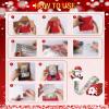GYGOT Christmas Money Pull Box with 100Pcs Transparent Bags - DIY Christmas Surprise Gift Boxes for Kids & Adults view 3
