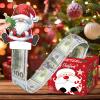 GYGOT Christmas Money Pull Box with 100Pcs Transparent Bags - DIY Christmas Surprise Gift Boxes for Kids & Adults view 4