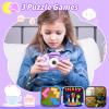 Mgaolo Kids Camera Toys for 3-12 Years Old Boys Girls Children,Portable Child Digital Video Camera with Silicone Cover, Christmas Birthday Gifts for Toddler Age 3 4 5 6 7 8 9 (Camo Purple) view 3