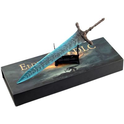 Arazi Dark Moon Greatsword Model,All Metal Material, Carton Packaging with Display Stand, Mini Game Collection, A Gift for Game Lovers