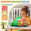 Asago Dinosaurs Toys Magnetic Tiles for Kids 3-5, Dino,King Kong and Godzilla Animals World Construction Tile for Toddlers Ages 5-7, Magnet Building Blocks for Boys Girls Ages 3+ 4-8 8-12 Year Old view 3