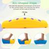INFANS Kids Balance Beam Stepping Stones Set, 20 PCS Montessori Obstacle Course for Toddler Indoor Outdoor, Non Slip Rubber Base, Gymnastics Toy, Build Coordination Gross Motor Skills (Rainbow) view 4
