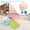 Costzon Climbing Toys for Toddlers, 4 PCS Single-Tunnel Foam Climber for Climbing, Crawling and Sliding, Lightweight Soft Play Blocks for Preschool Baby Boys Girls (Pink Green Blue) view 4