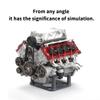 MechPuConToy Mini V8 Engine Model Kit That Runs, MAD 3D Printing Functional Supercharged RC Engine for AX90104 SCX10 Capra VS4-10 Pro/Ultra Engine Model Car view 3