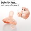 Garkoko Baby Pacifiers 0-6 Months Breast Like Shape Pacifiers BPA-Free One-Piece Silicone Newborn Pacifier for Breastfed Babies, 2pcs view 4