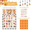 JUESMOS Fall Game Gnome Bingo Game Cards 24 Players Fall Bingo Game for Adults Autumn Harvest Fall Festival Party Games for School Classroom Family Activities Thanksgiving Party Favors Supplies view 4