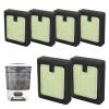 6 PCS HEPA Filter Replacement Compatible with Baby Brezza Bottle Dryer Advanced and Baby Brezza Bottle Washer Pro view 1