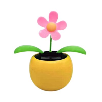 Solar Dancing Flower Toys - Solar Powered Dancing Sun Flower in Colorful Pots, Butterfly Bee Ladybug Animated Dancer, Shaking Head Ornament for Fun and Relaxation, Learning and Education