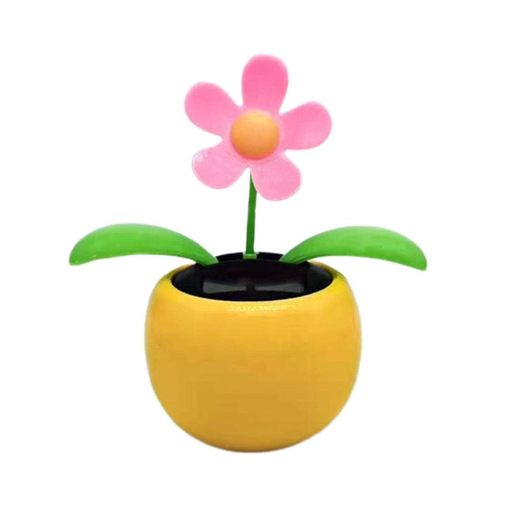 Solar Dancing Flower Toys - Solar Powered Dancing Sun Flower in Colorful Pots, Butterfly Bee Ladybug Animated Dancer, Shaking Head Ornament for Fun and Relaxation, Learning and Education