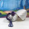 3D Printed Dragon with Dragon Egg, Articulated Fidget Toy Dragon, 12" Red Green Blue Mushroom Dragon, Executive Desk Toy D025-RGB-WE view 3