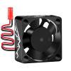 GLOBACT Motor Cooling Fan 30mm RC Fan Heatsink 28000RPM Brushless ESC Cooling Fan for RC Car 1/8 1/10 1/12 Scale 540 550 Brushless Motor Upgrade Parts (Black) view 1