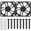 Carbon Fiber RC Motor Cooling Fan Cover 30mm x 30mm Protector & Alloy Heat Sink Heatsink with 5V Cooling Fan view 2