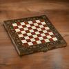 20"-inch X Large Backgammon Sets for Adults Solid Wood Complete Game Board Checkers Chess Handmade Game Sets Gift Ideas for Dad, Husband, Anniversary (Backgammon Only) view 4