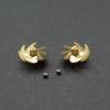 1Pair RC Boat Propeller Dia 9.5mm/12mm 7-Blade Paddle Shaft Hole 1mm Copper Propeller 9.5x1mm 12x1mm for 1/350 RC Ship Parts(1pair Dia 9.5mm) view 4