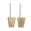 1Pair 1/100 Scale 055 Destroyer Ship Model Copper Steering Rudder Stainless Steel Rod Dia 2mm Height 60mm for RC Simulation Boat view 1