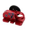 cvking RC Gearbox Compatible with Axial SCX10 III 90046 TRX4 1/10 RC Crawler Replacement Parts 2Low CNC Gearbox Middle Transmission Box with Gear(Red) view 1