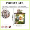3D Stereoscopic Glass Bottles Miniature Dollhouse Kit Assembling Toys DIY Model Wooden Furniture for Halloween Decorations, Gifts for Family and Friends view 2