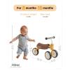 kidpop Bee Baby Balance Bike Toddler for 1 Year Old Kids Ride On Toys First Birthday Gift Toddler First Bike (Yellow) view 2