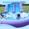 26FT Inflatable Water Slide for Kids Adults /100% PVC Commercial Bounce House Water Slide with Blower, Bigger Splash Pool, for Backyard, Park or Commercial Use,26x13x12ft view 4