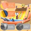 21FT Water Slide Bounce House for Adults Kids, Gaint Commercial Water Slide with Bigger Splash Pool/1100W Blower/100% PVC, Blow up Water Slide for Backyard Outdoor,21x11x13ftPirate Captain view 2