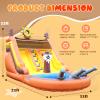 21FT Water Slide Bounce House for Adults Kids, Gaint Commercial Water Slide with Bigger Splash Pool/1100W Blower/100% PVC, Blow up Water Slide for Backyard Outdoor,21x11x13ftPirate Captain view 3