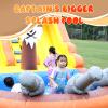 21FT Water Slide Bounce House for Adults Kids, Gaint Commercial Water Slide with Bigger Splash Pool/1100W Blower/100% PVC, Blow up Water Slide for Backyard Outdoor,21x11x13ftPirate Captain view 4