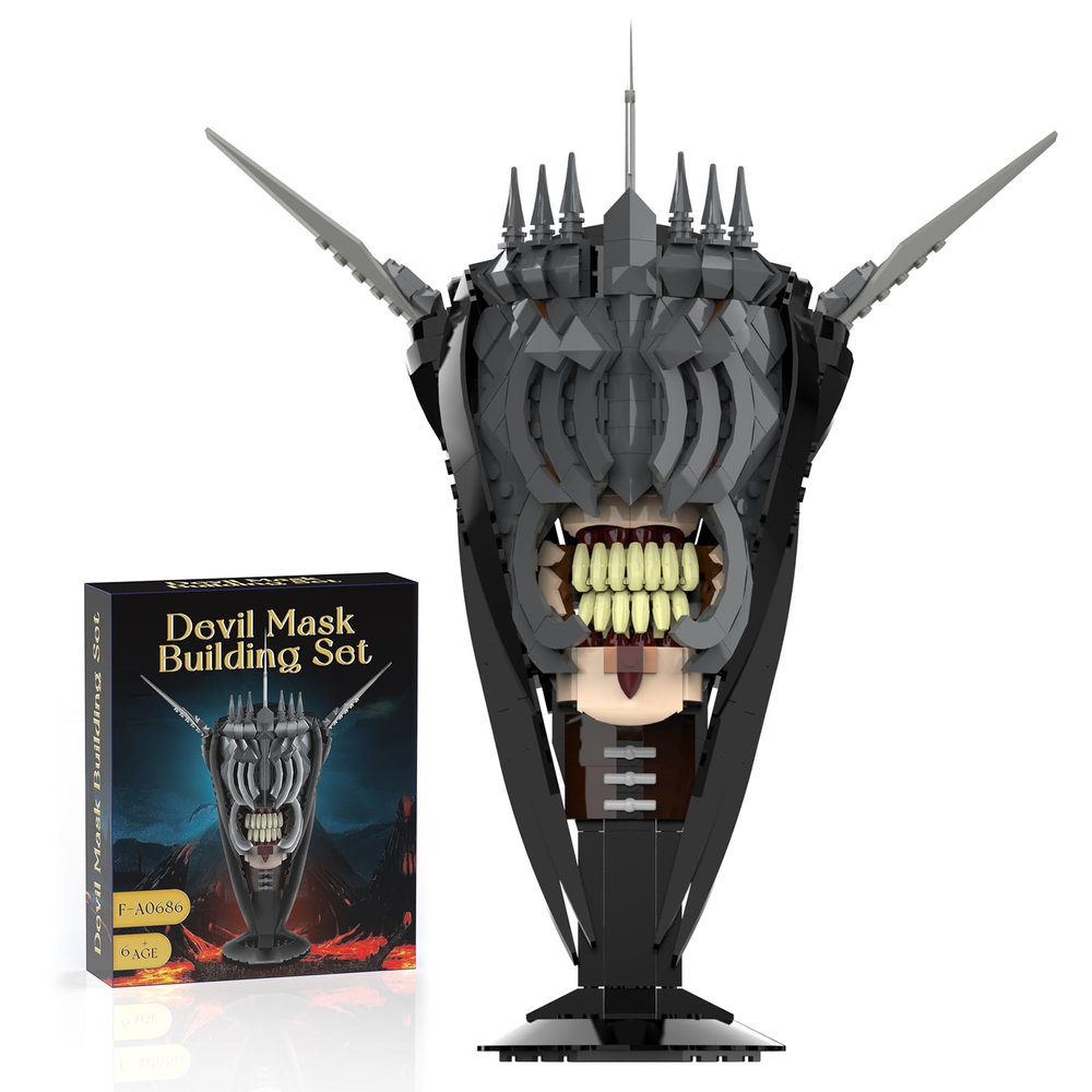 Lord Mouth of Sauron Building Toys Sets, Movie Model Figures, Halloween Christmas Birthday Creative Ideas Gift for Moive Fans for Adults and Boys 8-14 (674 Pieces)