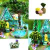 3D Stereoscopic Glass Bottles Miniature Dollhouse Kit Assembling Toys DIY Model Wooden Furniture for Halloween Decorations, Gifts for Family and Friends view 3