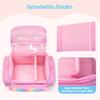 Carrying Case Compatible with Toniebox 2/1, Portable Bag for Audio Player Starter Set, Storage Travel Case for Charging Station Headphone, Shoulder Strap and Handle, Pink, Patented Design(Bag Only) view 3