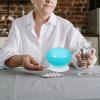 Ipetboom Elderly Dining Assistance Scoop Bowl Base Spill Round Dish for Seniors and Disabled Individuals Material for Independent Mealtime Enjoyment view 2
